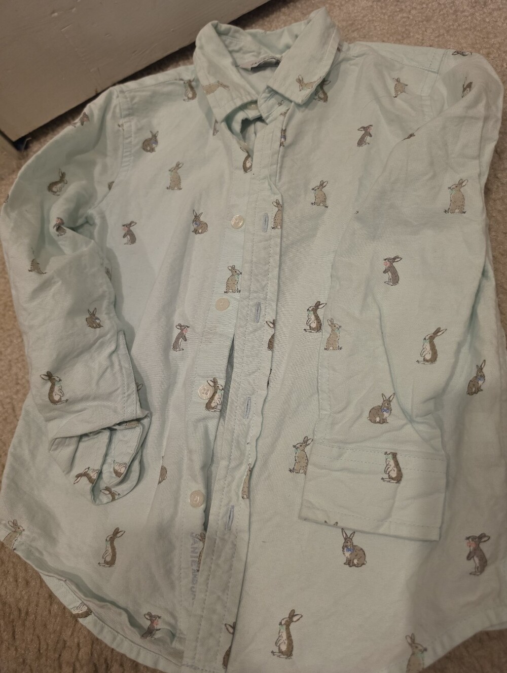 Janie And Jack Boys 4t Easter Shirt